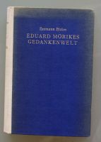 Eduard Mörikes Gedankenwelt (1923) Münster (Westfalen) - Mauritz Vorschau