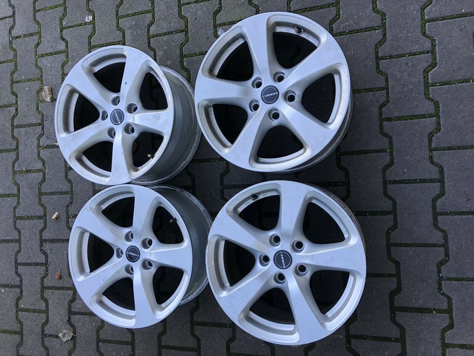 BMW 5er F10 F11 17 Zoll Alufelgen 8x17 ET30 Borbet in Freigericht