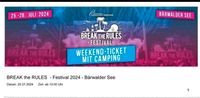 2x Break The Rules Ticket 4 Tage Weekendticket Camping +Müllpfand Sachsen - Vierkirchen Vorschau