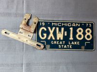 License-Plate KFZ-Kennzeichen 1973 Michigan GXW188 GreatLakeState Baden-Württemberg - Heidelberg Vorschau