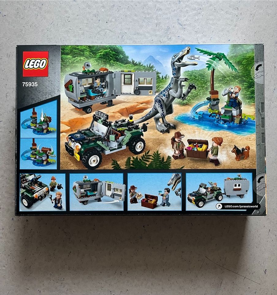 LEGO® Jurassic World 75935 Baryonyxs Kräftemessen Schatzsuche NEU in Freiburg im Breisgau