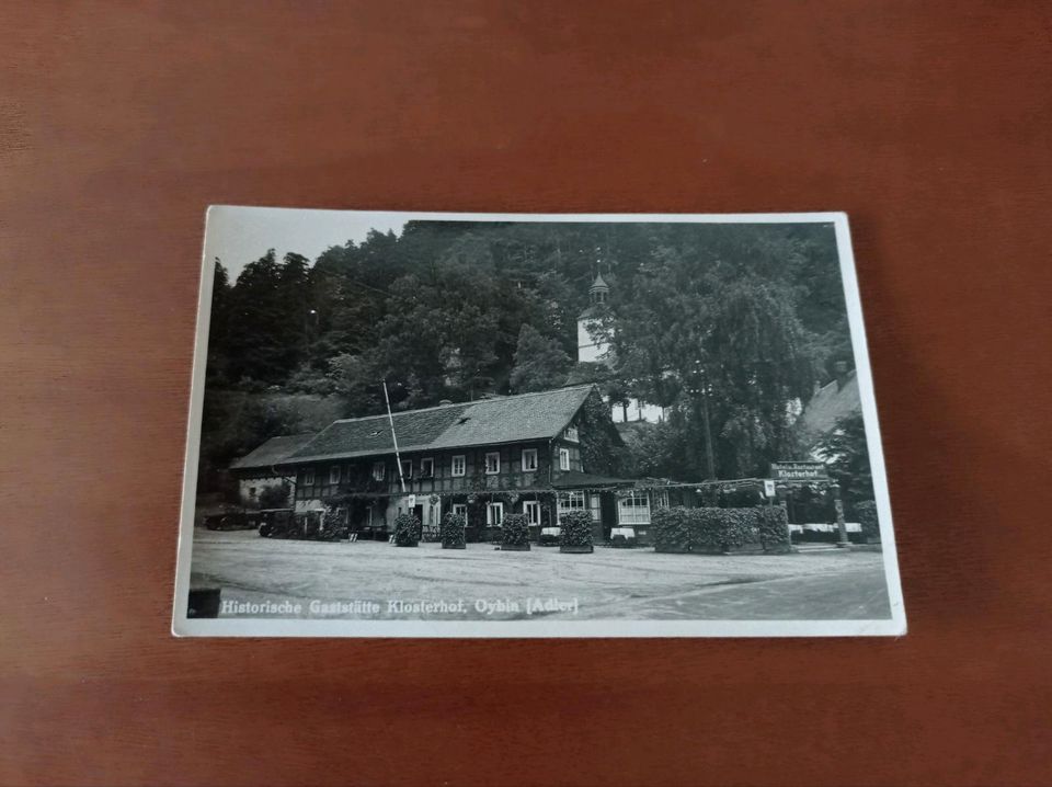 Alte DDR AK Historische Gaststätte Klosterhof Oybin ungelaufen in Görlitz