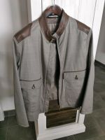 Brioni 50 Jacke 100% Seide Herren Blouson Bomber grau Leder München - Altstadt-Lehel Vorschau