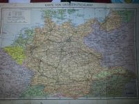 1938 Land Karte Groß Deutschland Memel Ostpreus Slovaka Dt Reich Baden-Württemberg - Furtwangen Vorschau