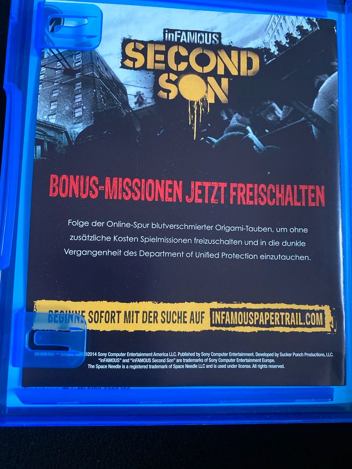 Infamous Second Son PS4 Spiel in Wiesbaden