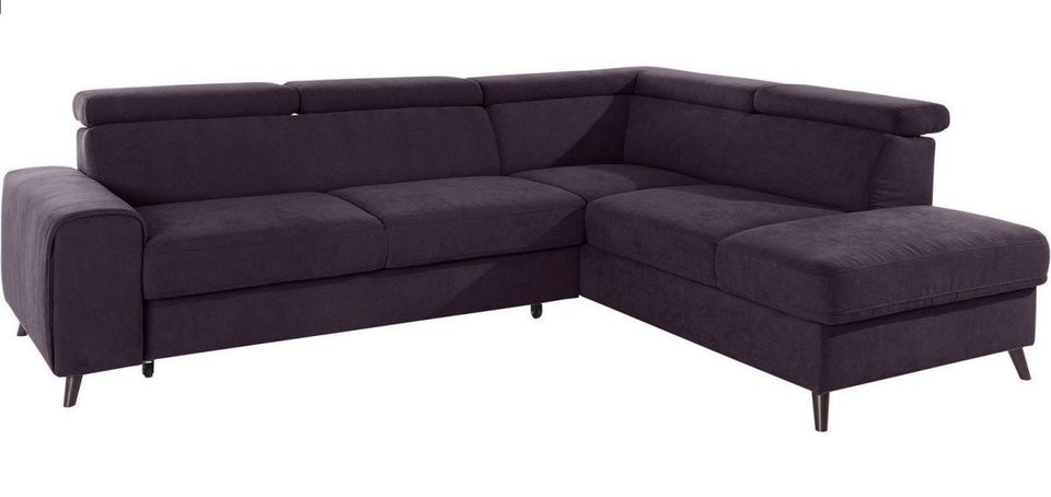 Ecksofa ★ 259x205cm Lila Purple Luxus Microfaser Forza exxpo in Köln