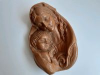 Holzschnitzfigur Wandbild heilige Maria mit Jesuskind Nachlass! Nordrhein-Westfalen - Hattingen Vorschau