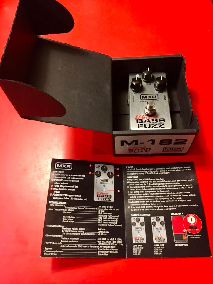 MXR-182 El Grande BASS FUZZ (Jim Dunlop USA) OVP/Erstbesitz in Berlin