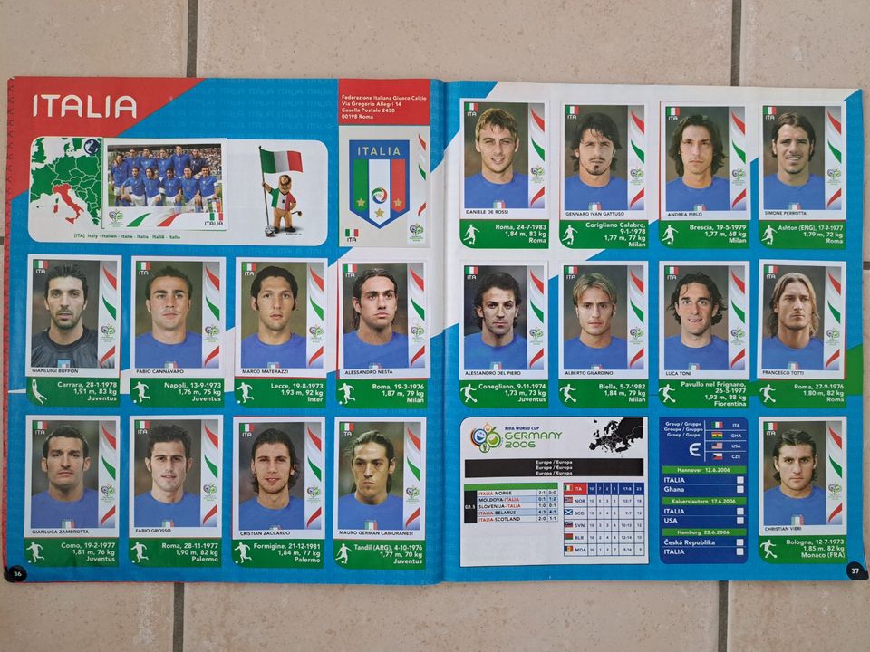 PANINI Stickeralbum WM 2006 Germany in Krailling