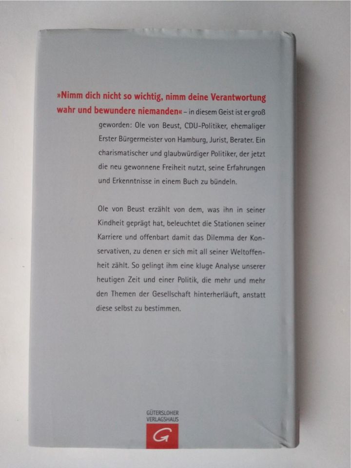 Ole von Beust  > M U T P R O B E N <  sign. Buch vom 25.06. 2012 in Bremen