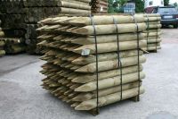 Baumpfähle Holz, kesseldruckimprägniert 10x100 cm – Niedersachsen - Wagenfeld Vorschau