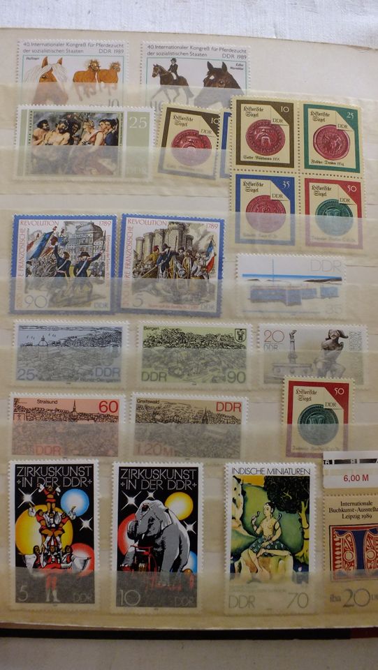 DDR / BRD Briefmarken Sammlung Teil 4 in Samtens