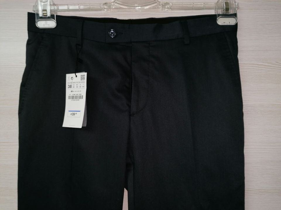 Zara Man Anzug Hose Größe 38 Neu mit Etikett Slim Fit in Ammeldingen bei Neuerburg