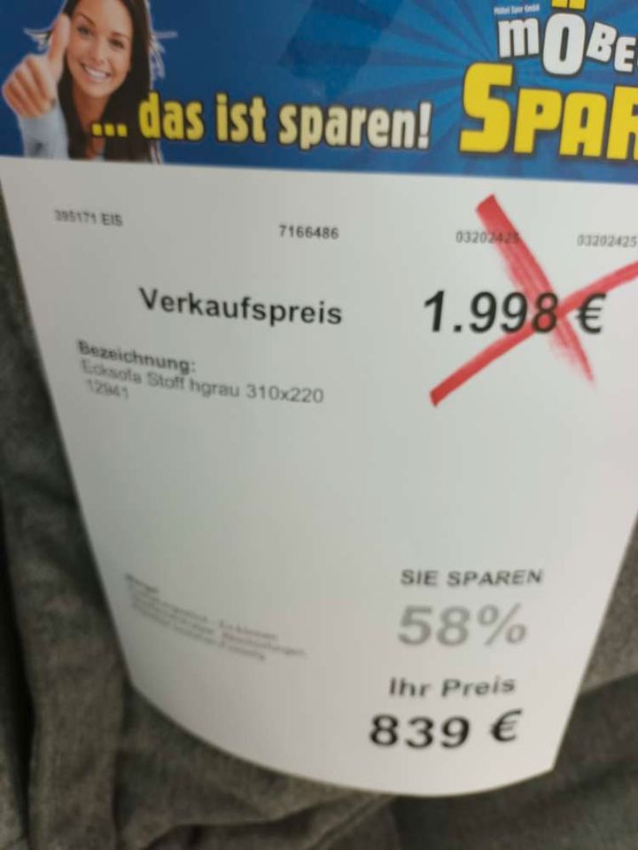 (E) Sofa, Couch, Elementgruppe statt 1998€ in Eisleben