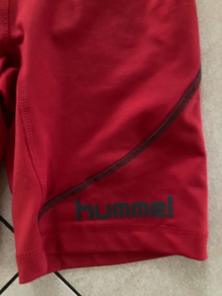 HUMMEL Sporthose Hose, rot, Größe XS in Pfatter