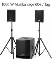 1000W Musikanlage Pa Boxen mieten Party Event Rheinland-Pfalz - Lambsheim Vorschau