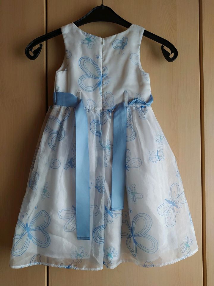 Kleid, weiß mit Schmetterlingsmotiv, Blumenmädchen in Bamberg