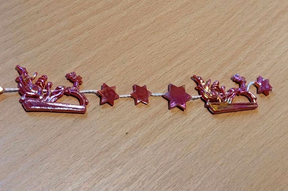 Stck. 1 € WEIHNACHTSBAUMSCHMUCK 6 KETTEN PINK JE 2,4o m in Bochum