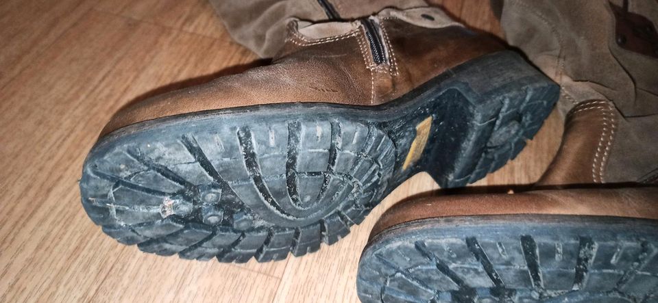 Braune Damen Camel Active Schuhe Leder Stiefel Stiefeletten Gr 37 in Leipzig