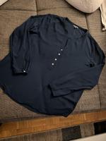 Montego - marineblaue Bluse mit Perlknopfleiste Nordrhein-Westfalen - Siegen Vorschau