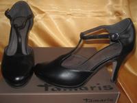 Pumps Mary-Janes High Heels TAMARIS Gr.40 Black Riemchen München - Maxvorstadt Vorschau