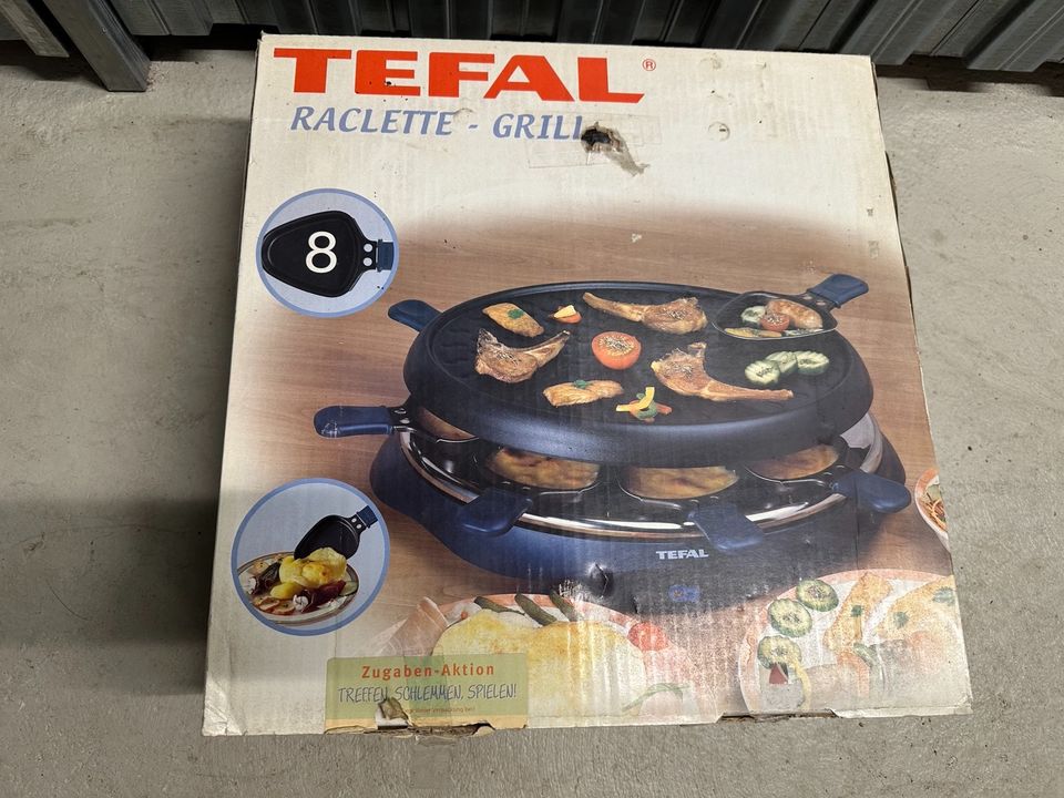 Tefal Raclette-Grill mit 8 Pfännchen in Hamburg