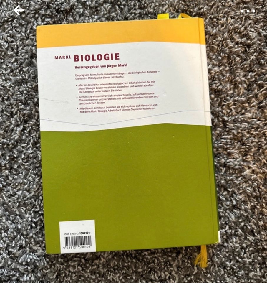 Markl Biologie Oberstufenbuch in Boppard