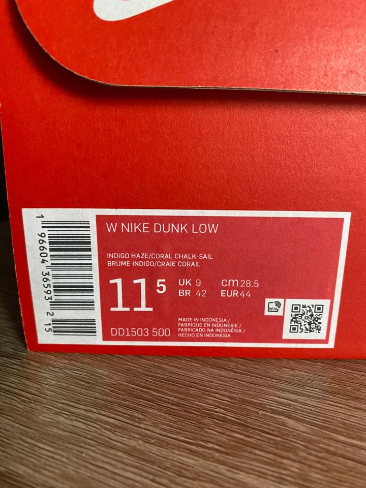 Nike Dunk Low - indigo Haze - 44 in Cham