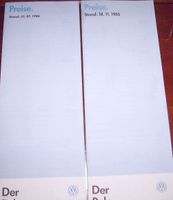 2x Prospekt-PREISE 1985/1986/87 VOLKSWAGEN VW DER POLO Portofrei Nordrhein-Westfalen - Moers Vorschau