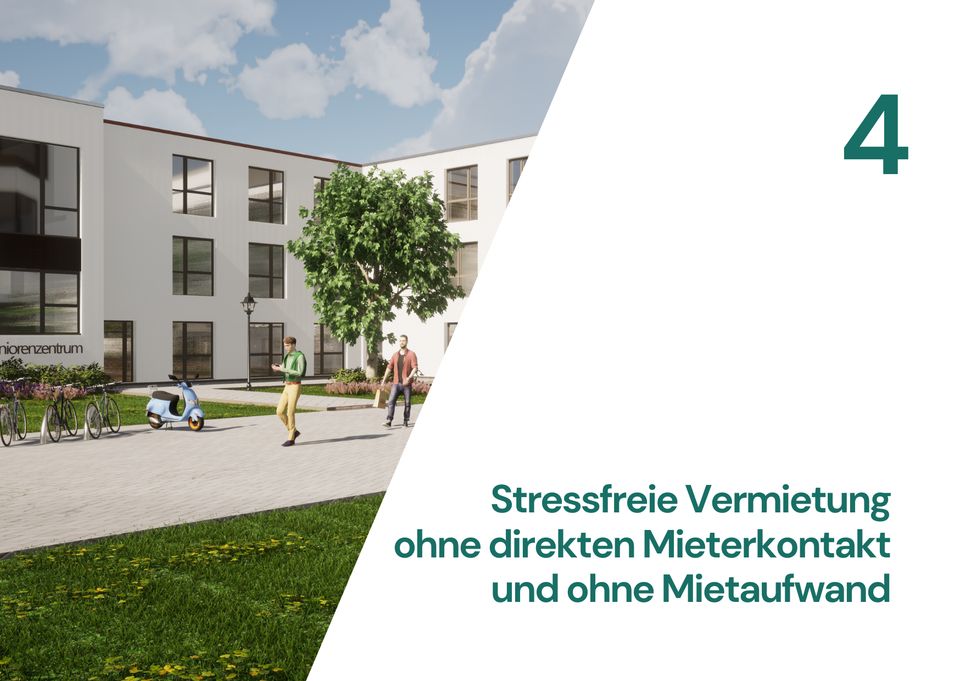 Kapitalanlage, Altersvorsorge, Pflegeimmobilie, Betreutes Wohnen, Seniorenwohnung, Invest, Anlageimmobilie, KfW-gefördert, hohe Steuervorteile, kein Vermietungsaufwand, bis zu 4,60 % Rendite in Haren (Ems)