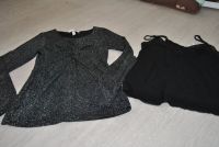 zwei Oberteile Top Shirts Gr. S schwarz glitzer H&M Herzogtum Lauenburg - Hohenhorn Vorschau