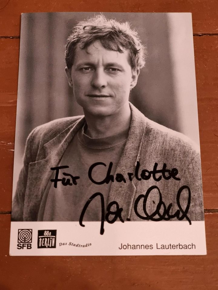 Autogram Johannes Lauterbach 6.8.97 Lindenkorso in Stechow-Ferchesar