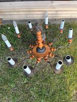 Kronleuchter 10-er mit Wandleuchter 3-er Messing/Holz Ludwigslust - Landkreis - Warsow Vorschau