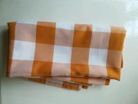 Tischdecke 1,30 x 1,30 Gastro Qualität Orange weiß Hessen - Gedern Vorschau