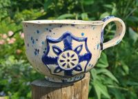 Keramik Handmade: Deko-Tasse "Blaue Stunde" Unikat Geschenkidee Niedersachsen - Bad Essen Vorschau