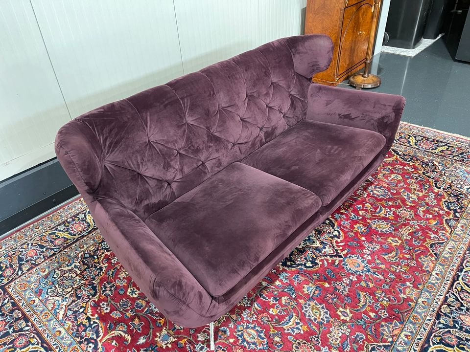 Candy Sofa Sixty Samt purple lila Couch in Rhede