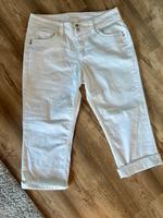 Biaggini Capri Hose Jeans weiß Gr. 42 weiß Baden-Württemberg - Aichtal Vorschau