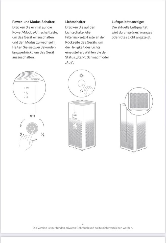 Mi Air Purifier 2H aus 2020 - Luftreiniger / Luftfilter in Düsseldorf