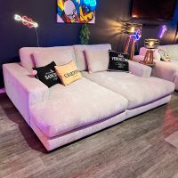 Mega Sofa Kayala - 254x175 cm - Breitcord Light Grey Nordrhein-Westfalen - Bocholt Vorschau