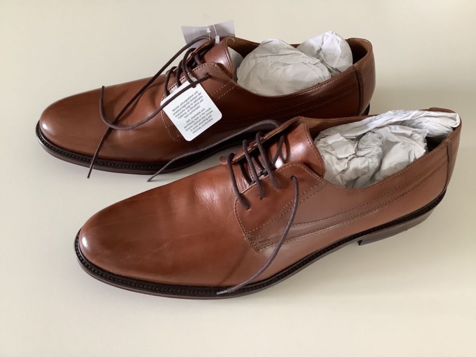 LLOYD Schnürschuh Cognac 44,5 NEU ungetragen NP €149 in Weingarten