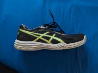 Hallen Sportschuh Gr. 44 asics upcourt 4 schwarz grün Stuttgart - Botnang Vorschau