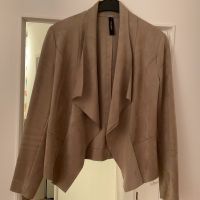 Marc Cain Jacke Blazer Wildleder-Optik beige wie NEU Gr. 38 edel München - Moosach Vorschau