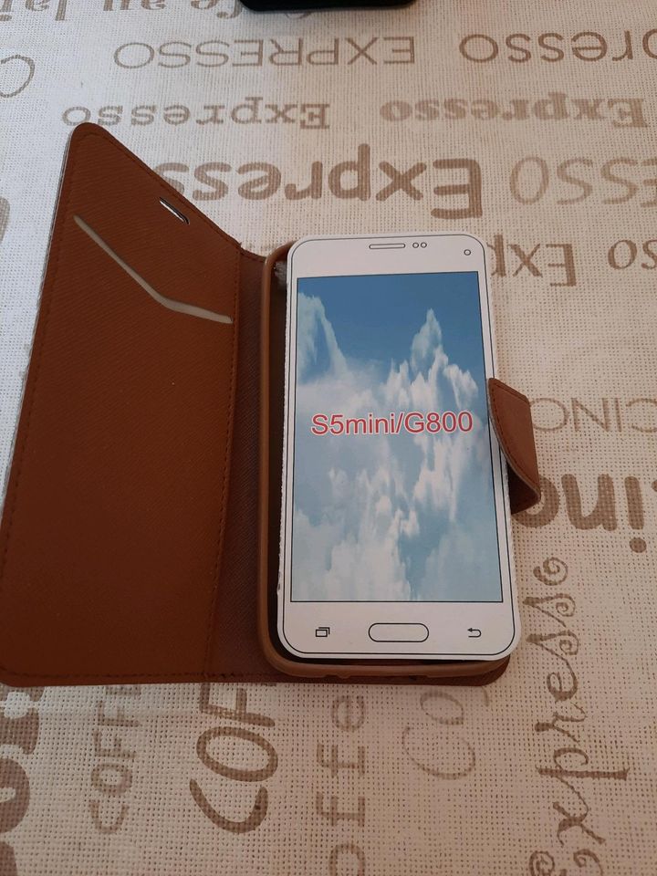 Handyhülle neu Samsung Galaxy S5 mini G 800 schwarz braun in Dresden