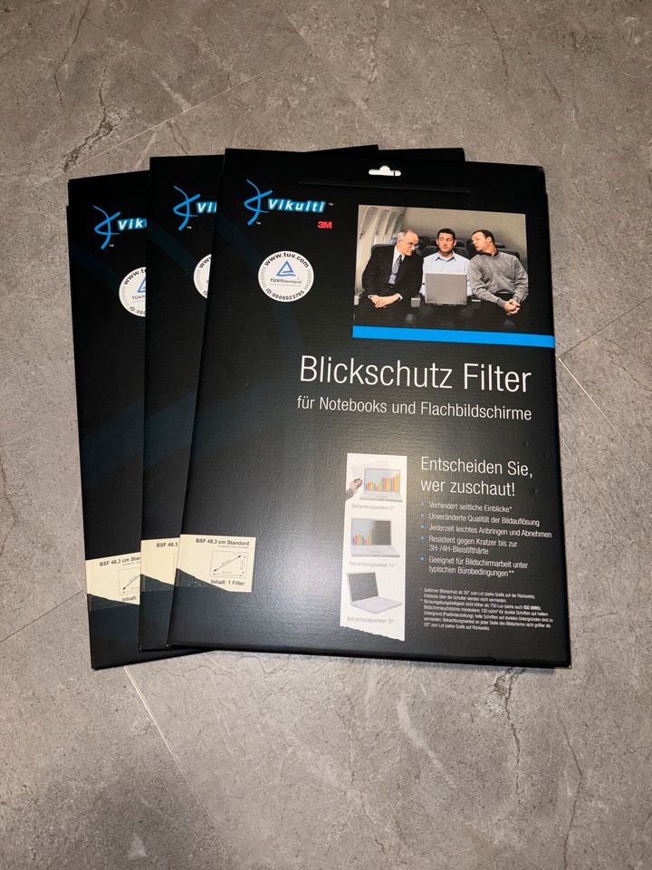 3M Vikuiti Blickschutz Filter Laptop Notebook Flachbildschirm NEU in Rodenbach