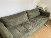 Couch 3-Sitzer, Moosgrün, Mikrofaser Baden-Württemberg - Heidelberg Vorschau