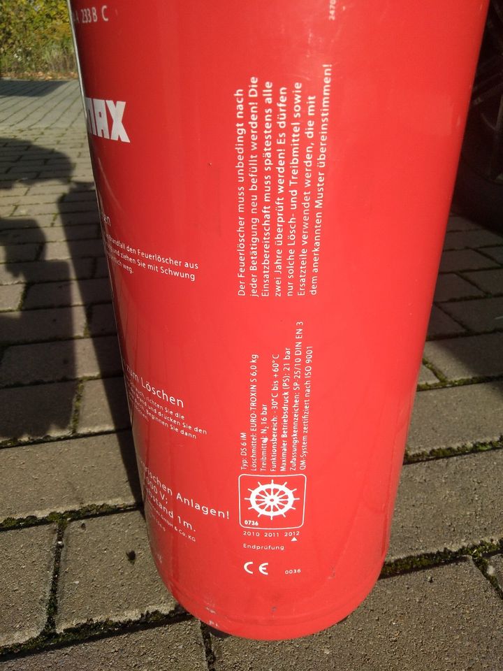 Feuerlöscher MINIMAX 6kg ABC Pulver in Leipzig