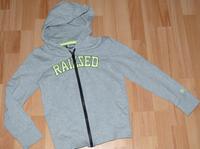 Joggingjacke Gr. 140 Raizzed grau Kapuze Aufdruck (1A Zustand) Sachsen - Auerbach (Vogtland) Vorschau