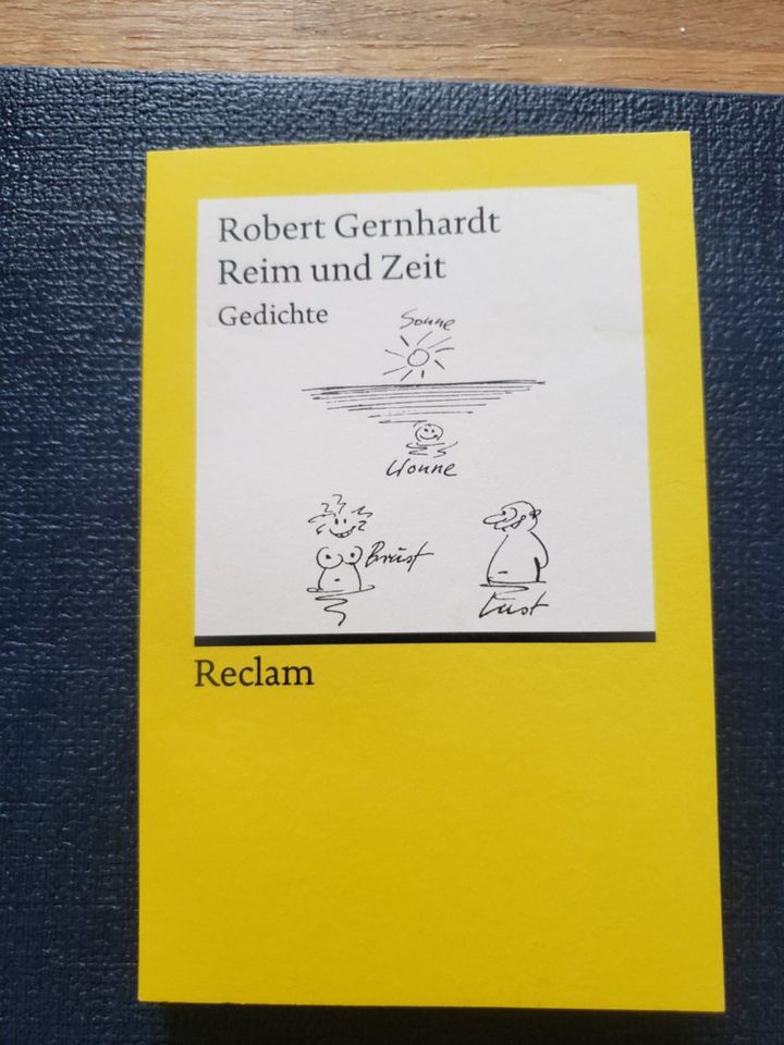 Gernhardt, Robert: Reim und Zeit. Gedichte - Reclam in Berlin