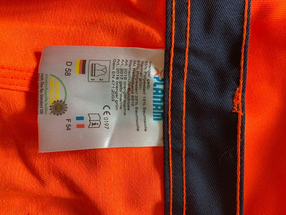 Warnschutzhose Orange Planam in Raubling