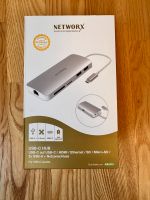 NEU Networx USB-C Hub Multiadapter HDMI Ethernet MikroSD silber Nordrhein-Westfalen - Herford Vorschau